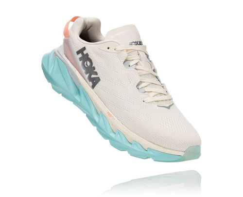 Hoka One One Dame Elevon 2 Road Løpesko Eggnog/Eggshell Blå Norge-34HZU